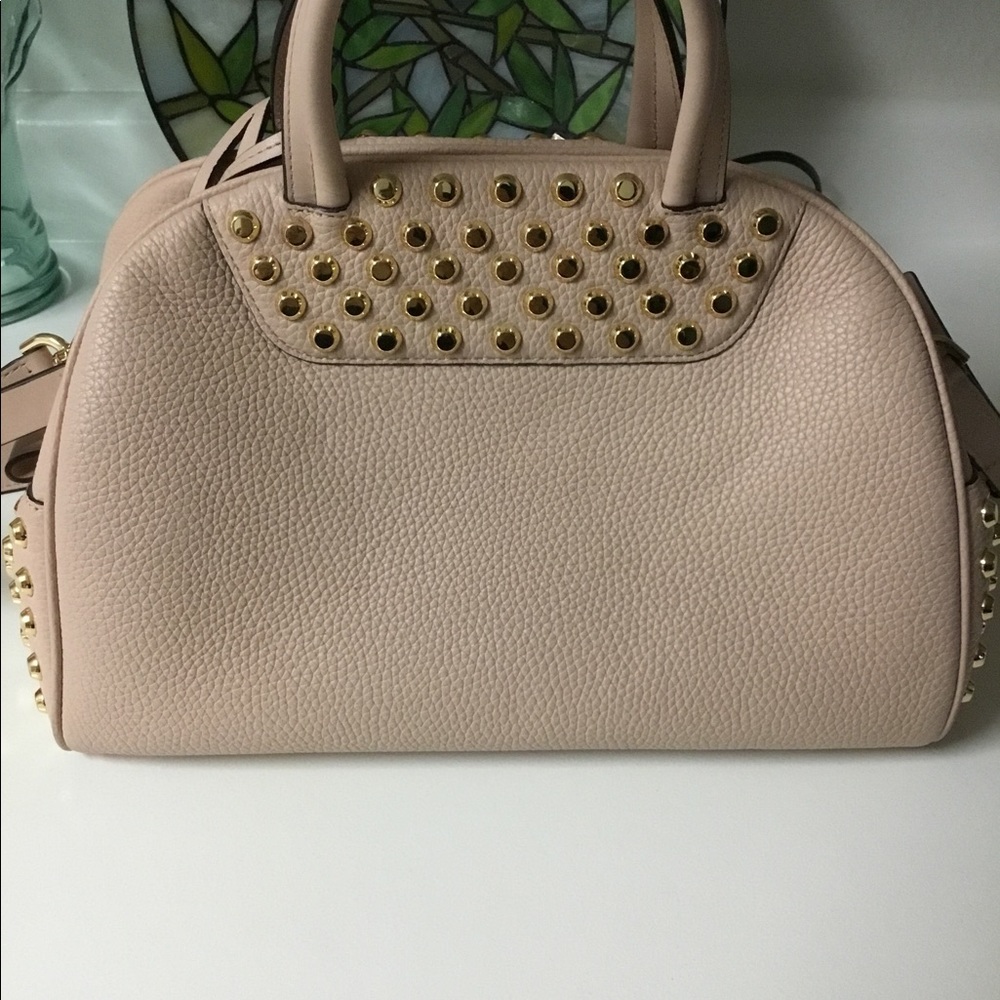 Michael Kors Ballet Studded Bowler Bag